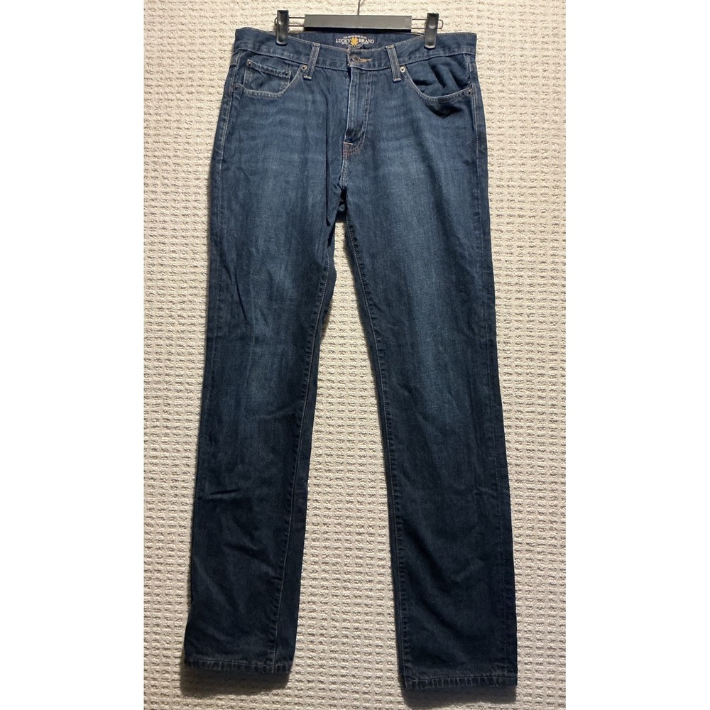 Lucky Brand Jeans 221 Original Straigh Dark Wash 32x34 PYRMONT 7MD10037